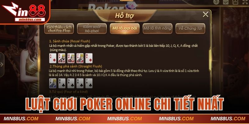 Cách chơi bài poker online chuẩn nhất cho hội viên