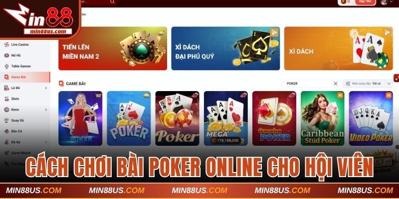 Chơi bài poker online