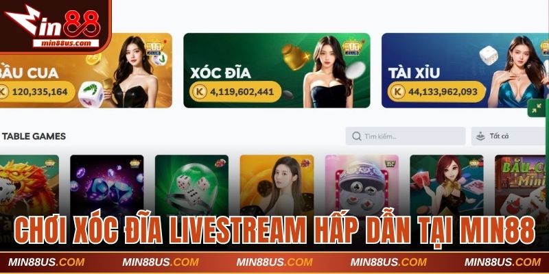 Chơi xóc đĩa livestream
