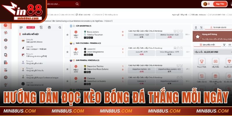 Hướng dẫn đọc kèo bóng đá