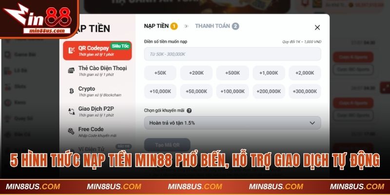 nap-tien-min88-qua-5-kenh-giao-dich-tu-dong